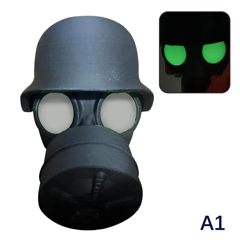 

Светящаяся крышка сцепного устройства прицепа со стальным шлемом и противогазом, светящаяся в темноте, крышка сцепного устройства прицепа с 3D-принтом, пылезащитная заглушка