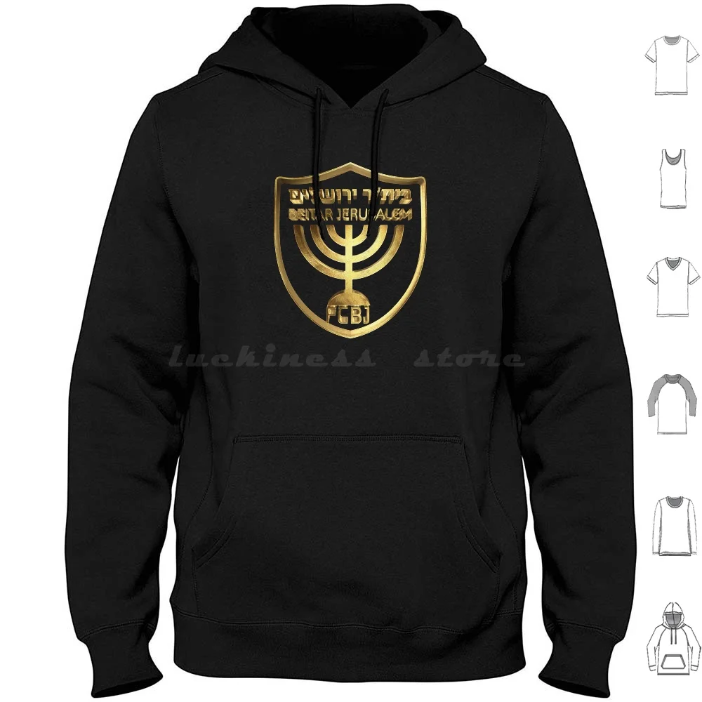 

Golden Beitar Football Casuals Ultras Jerusalem Israel Hoodie cotton Long Sleeve Forever Jerusalem Strong Jerusalem