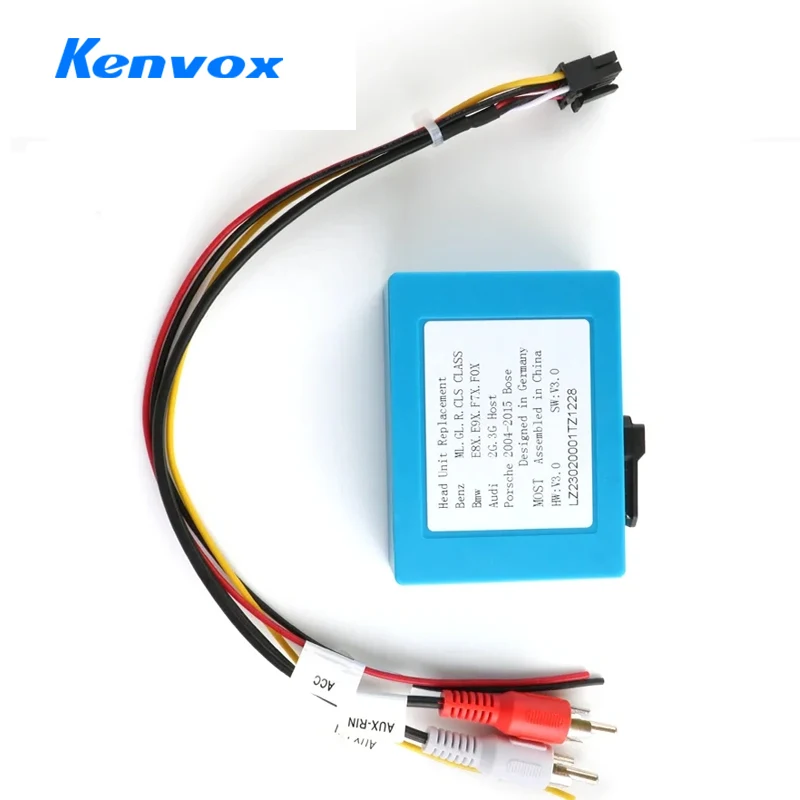 

Kenvox Для Bmw Для Mercedes Benz ML GL R CLK CLASS AUX Автомобильный оптоволоконный декодер Коробка усилителя Адаптер BOSE audio