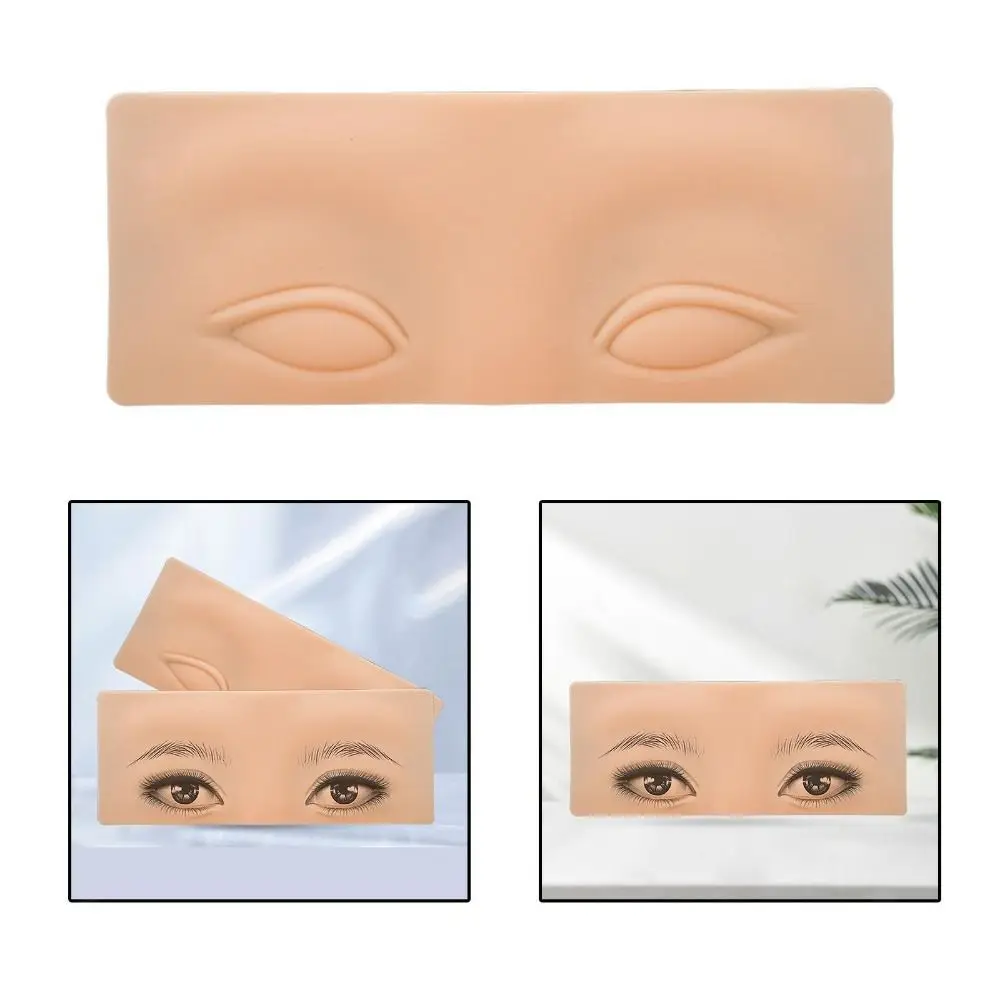 

3D Facial Makeup Training Board Silicone Makeup Accessories Makeup Practicing Skin Face Board Perfect Aid