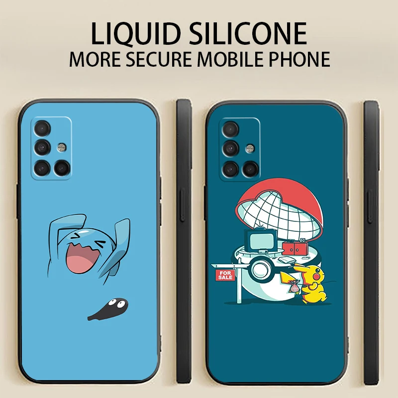 

Pokémon Bandai Anime Phone Cases For Samsung A31 A21S A42 5G A20 A21 A22 4G A22 5G A20 A11 Protective Unisex ShockProof