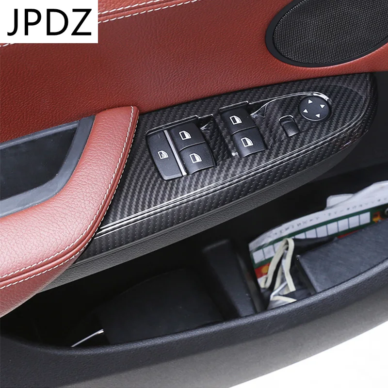 

LHD Car Windows Lift Adjustment Button Control Panel Frame ABS Decoration For BMW X3 F25 X4 F26 2011-17 Auto Tuning Accessories