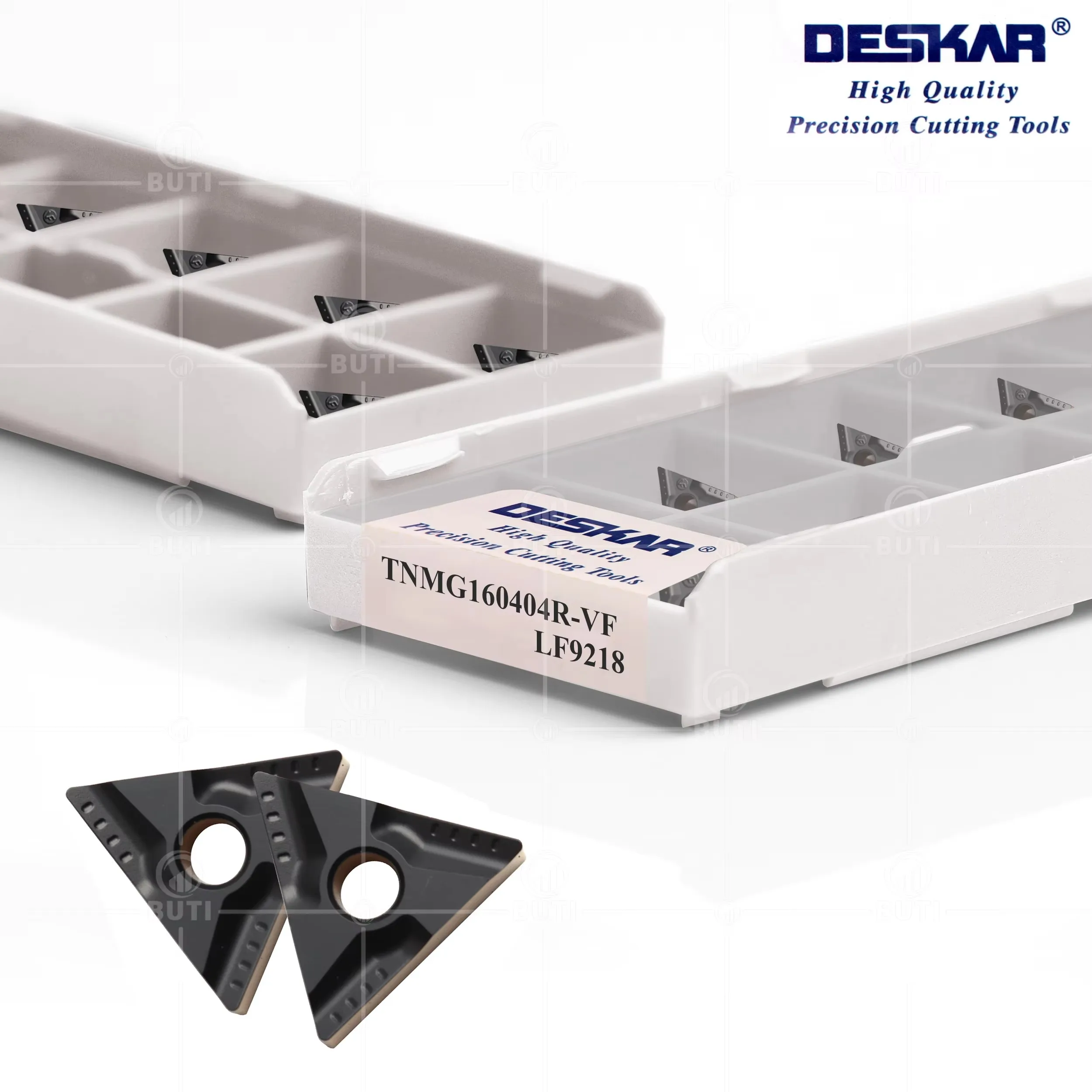 Фото DESKAR 100% оригинал TNMG 160404 /ТНМГ 160408 R-VF L-VF LF9218 Токарный станок с ЧПУ Сплав Износостойкое лезвие Инструмент Обработка стальных деталей №2