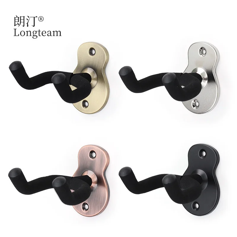 

Metal Acoustic Guitar Hanger Hook Wall Mount Non-slip Holder Stand for Electric Guitar Ukulele Universal Instrument Accessories