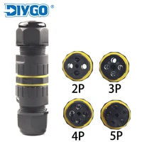 ip68 m25 electrical waterproof connector 2345 pin wiring terminal screw fixed for 5 14mm quick cable wire connector diy go