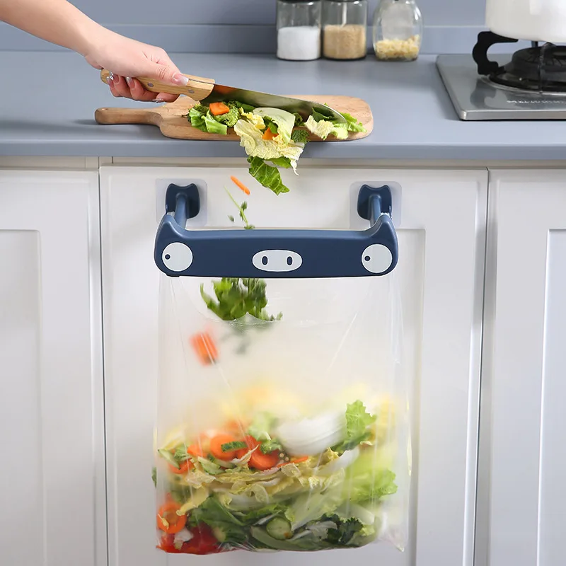 

Портативный Стеллаж для хранения, настенный держатель для мусора, без перфорации