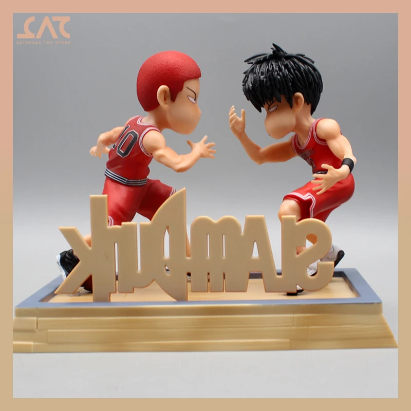 

15cm Slam Dunk Anime Figures Sakuragi Hanamichi Kaede Rukawa Figurine Pvc Statue Model Doll Room Collection Decoration Toys Gift