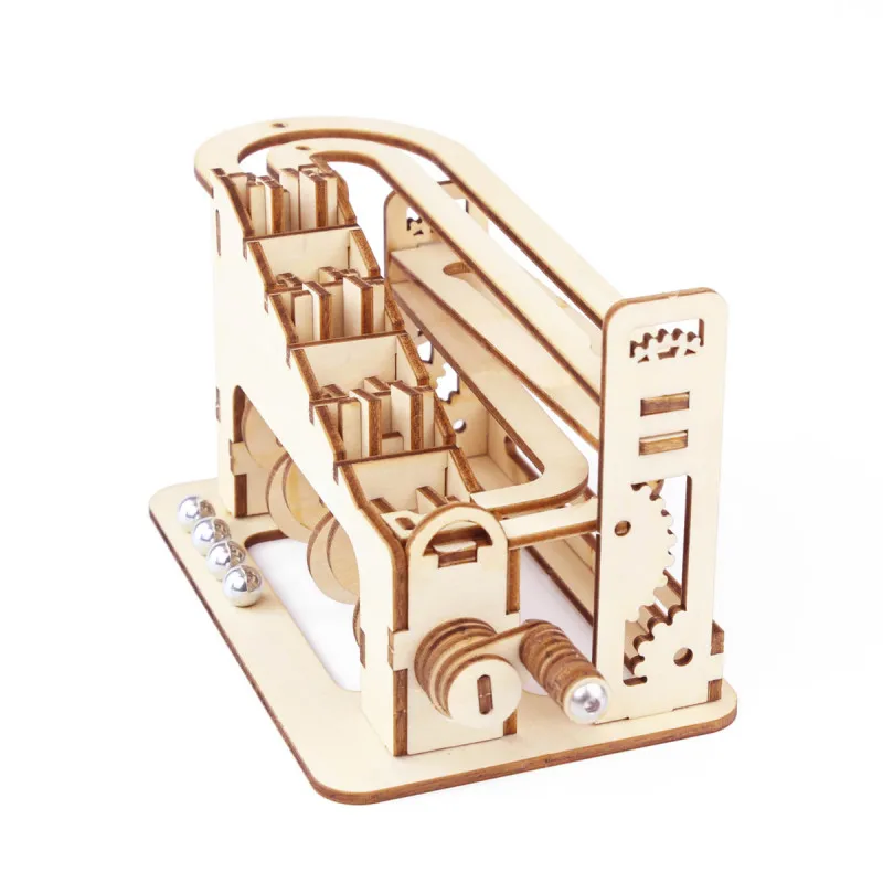 

Puzzles Toys Maze Ball Marble Run 3D Wooden Games DIY Mechanical Kit Hobbies Assembly Game Brain Teaser For Children