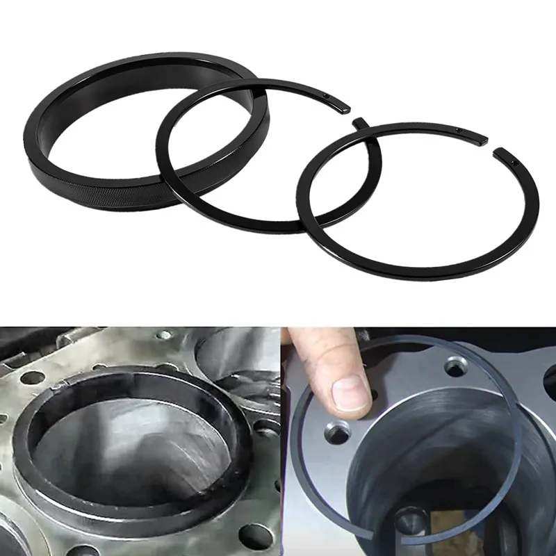 

Piston Ring Compressor Adapter & Anti-Polishing Ring Fit for Cummins Piston Ring Compressor 5.4" Bore, 5299448 5299447 5299339