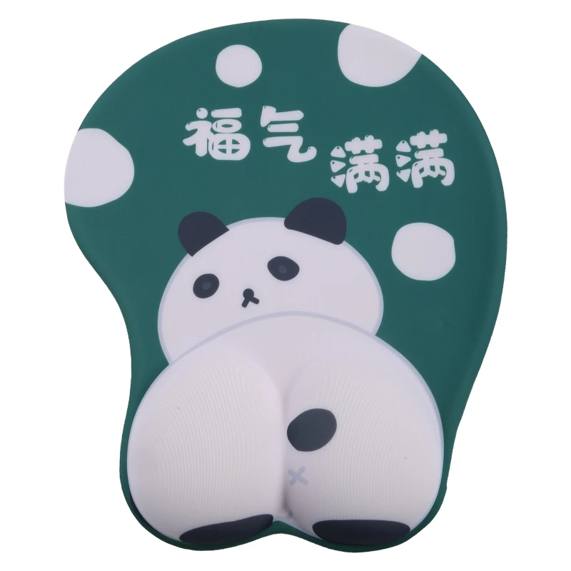 

R9JA Anime 3D Mouse Pad With Wrist Rest Anti Slip Soft Silicone Cute Cartoon Pattern