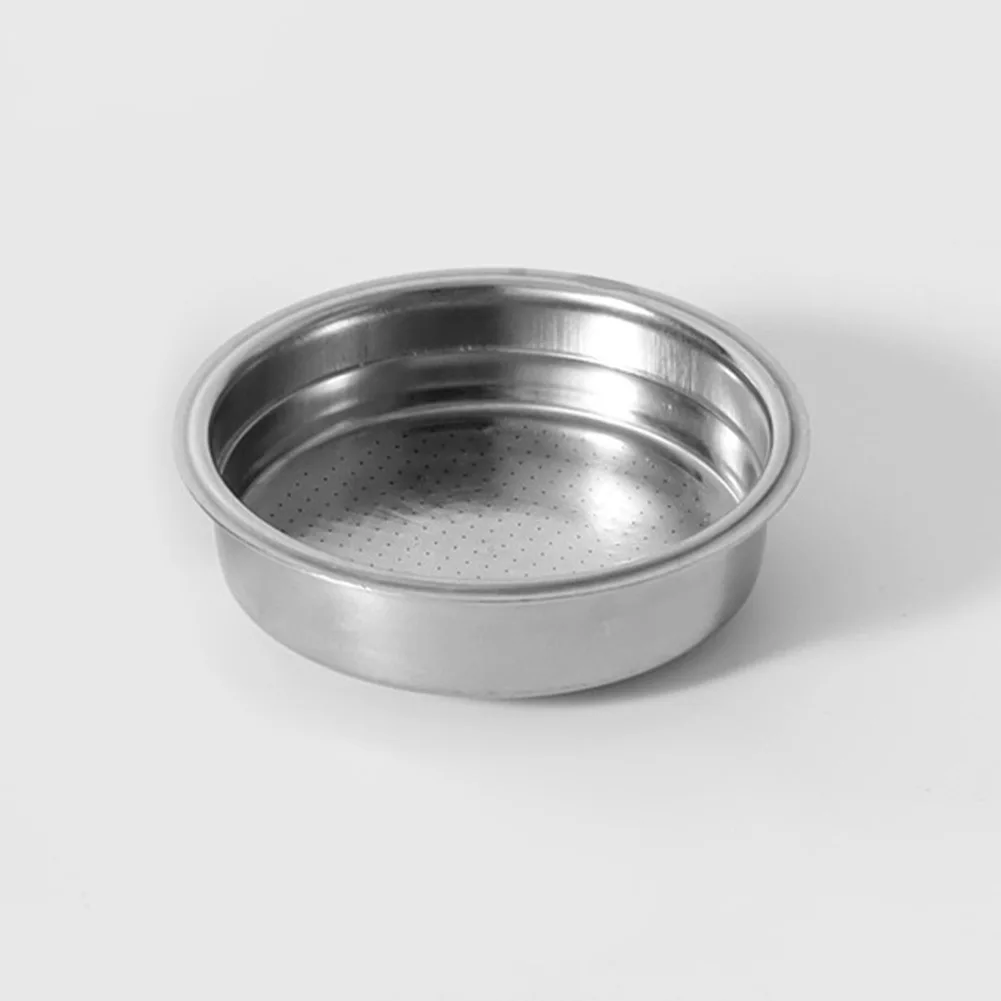 

51/ 58mm 1 Cup 2 Cups Stainless Steel Pressurized Coffee Filter Basket Replacement Parts Portable Coffee Filter Basket