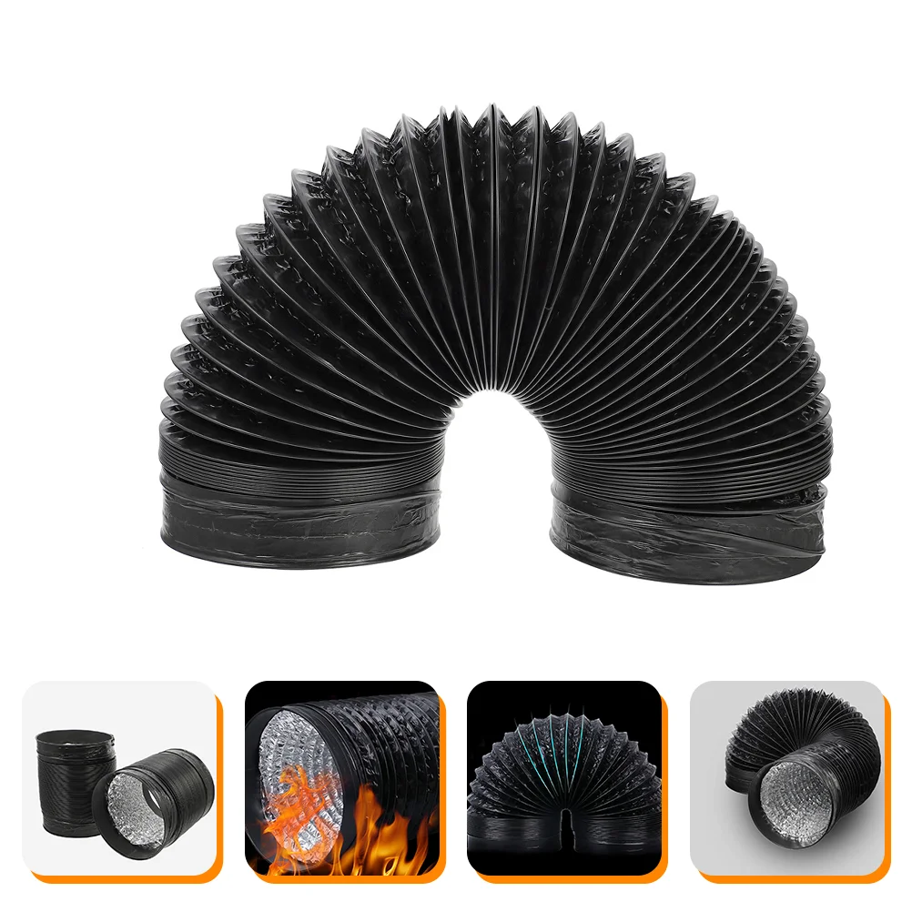 

Dryer Hose Vent Duct Aluminum Exhaust Air Ducting Flexible Ventilation Connector Insulated Tubing Bendable Kitchen Ventilator