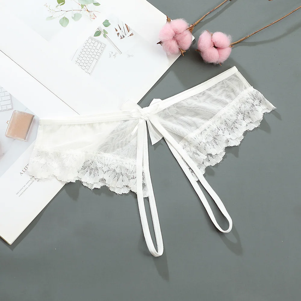 Элегантное женское ультратонкое прозрачное нижнее белье со стрингами из