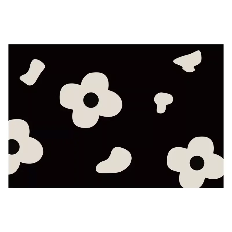 

Minimalist, light and luxurious, thickened carpet, living room, bedroom, sofa in front of the window, coffee table, mesh red,