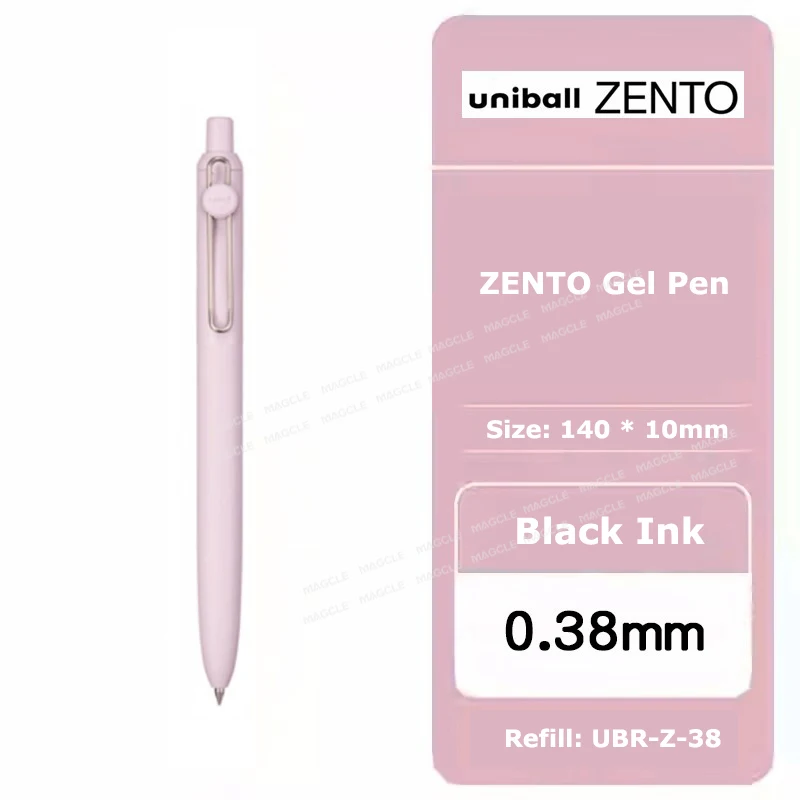 Uniball ZENTO Гелевые ручки, различные цвета, 0,5/0,38 мм