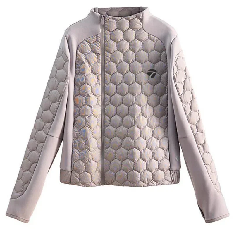 

Куртка для гольфа, зима 2023, костюм для гольфа, Женская легкая пуховая хлопковая одежда для гольфа, новая ветрозащитная куртка