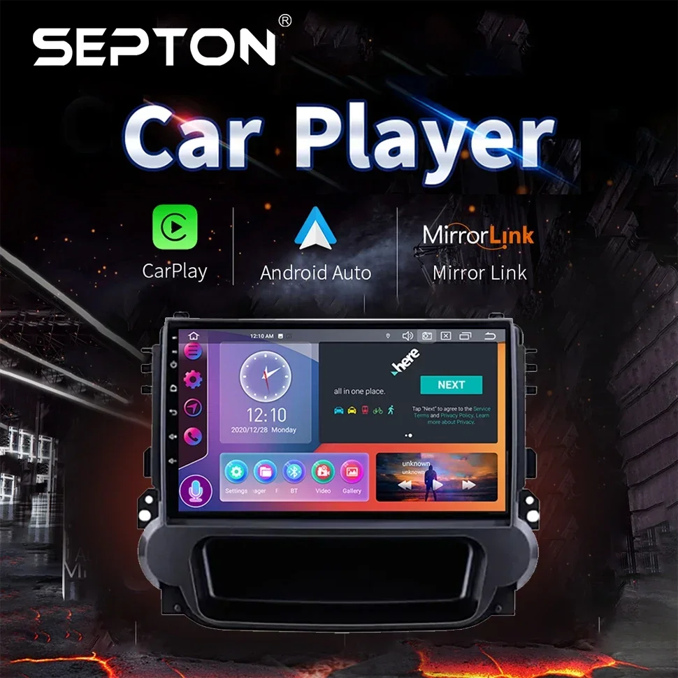 Автомобильный радиоприемник SEPTON Android 8G + 128G для Chevrolet Malibu 2012-2015 GPS CarPlay