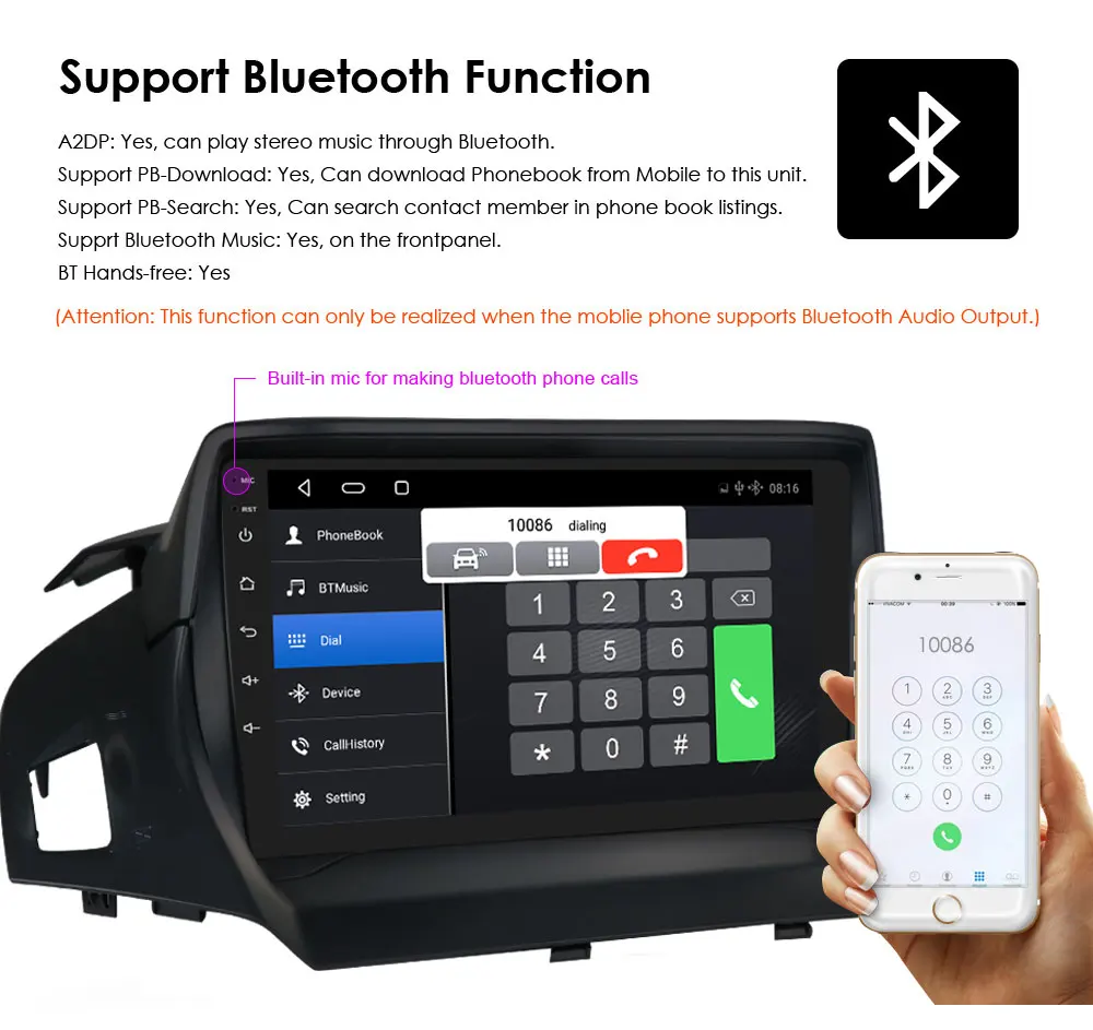 Автомобильный мультимедийный видеоплеер стерео-система на Android без dvd с GPS 4G