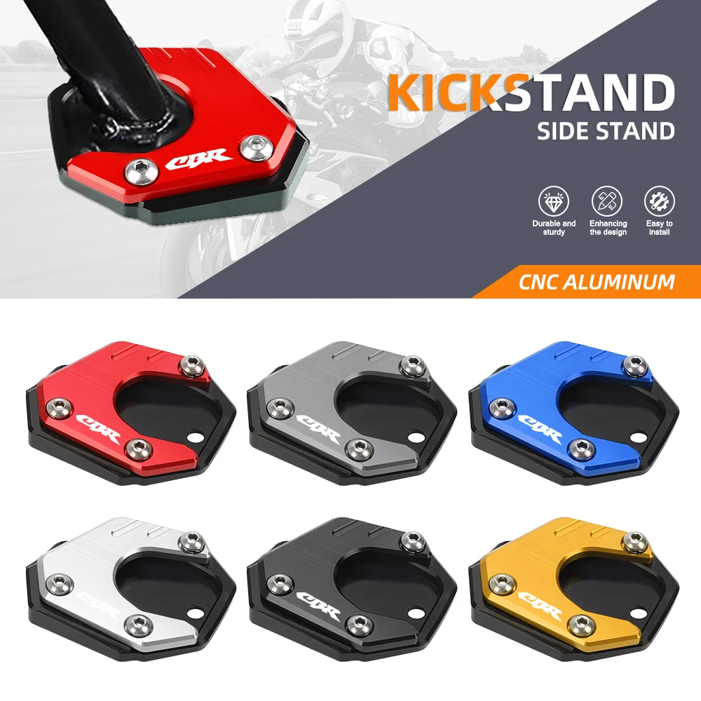 

Side Stand Pad Kickstand Enlarger Extension Support Plate FOR HONDA CB400X CB300R CB125R CB500X CB500F CBR650R 2019 2020 2021