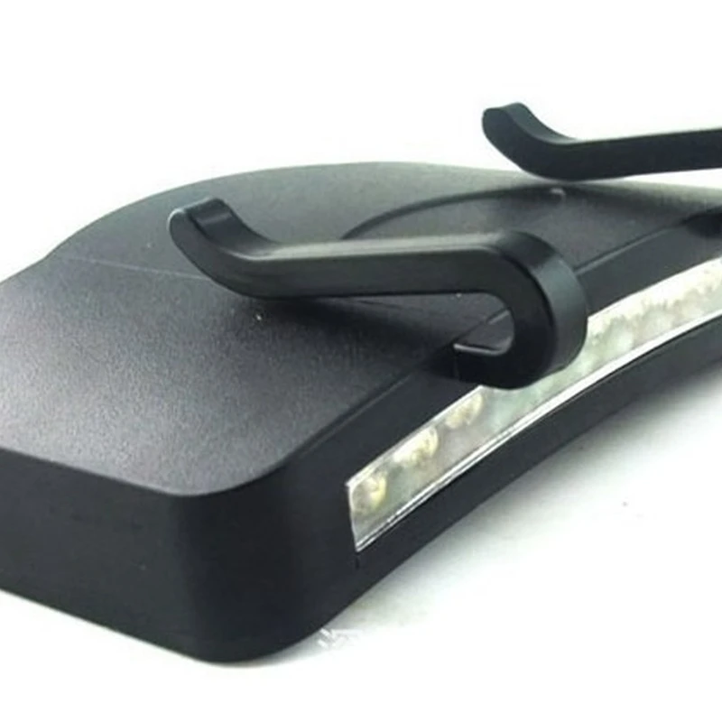 Перезаряжаемый светильник с зажимом и крышкой для ночной рыбалки головной