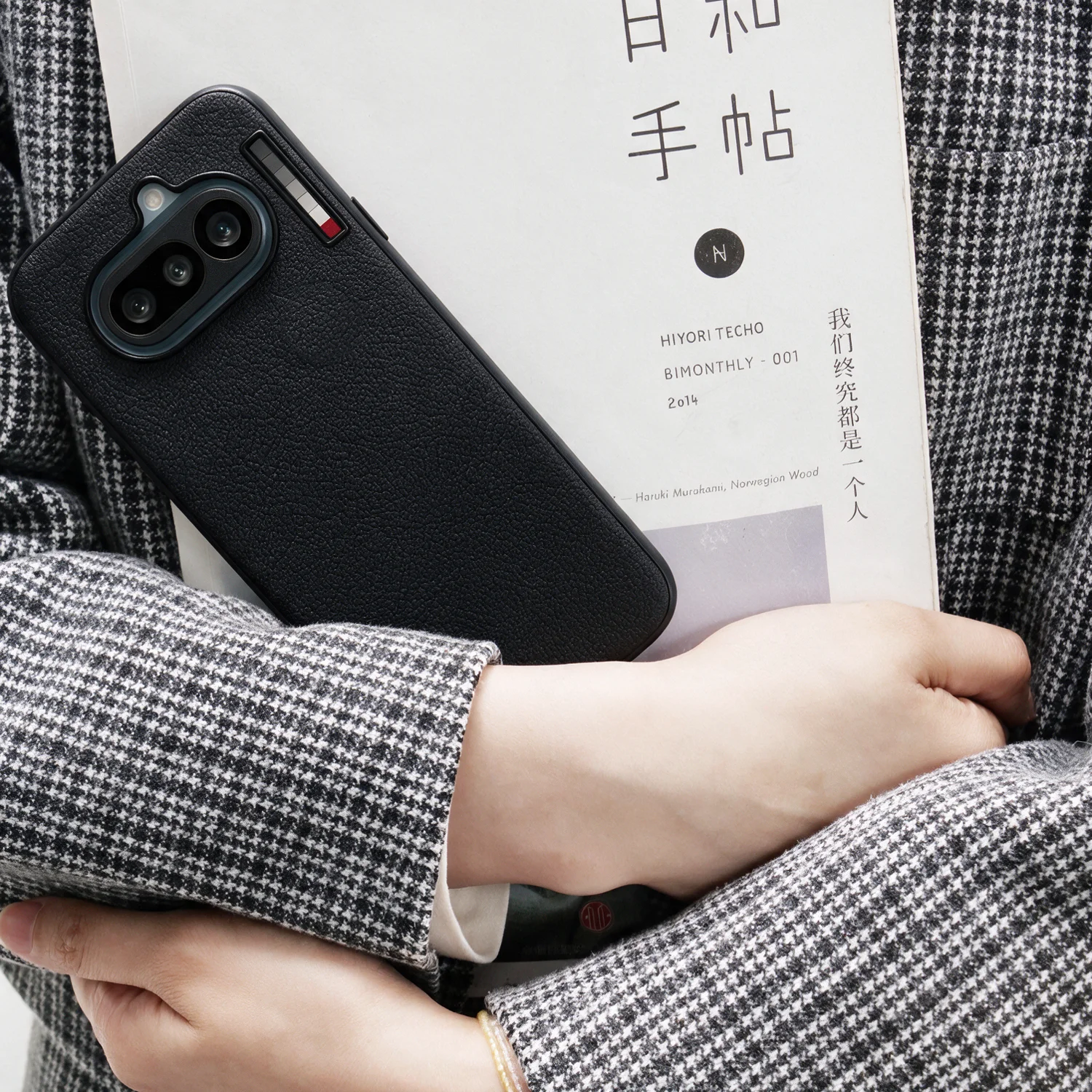 Фото Чехол REDVAG для Nothing Phone (4a) (3a) из роскошной кожи, натуральная овчина, однотонный, для Nothing4a Nothing3a 4A. №2