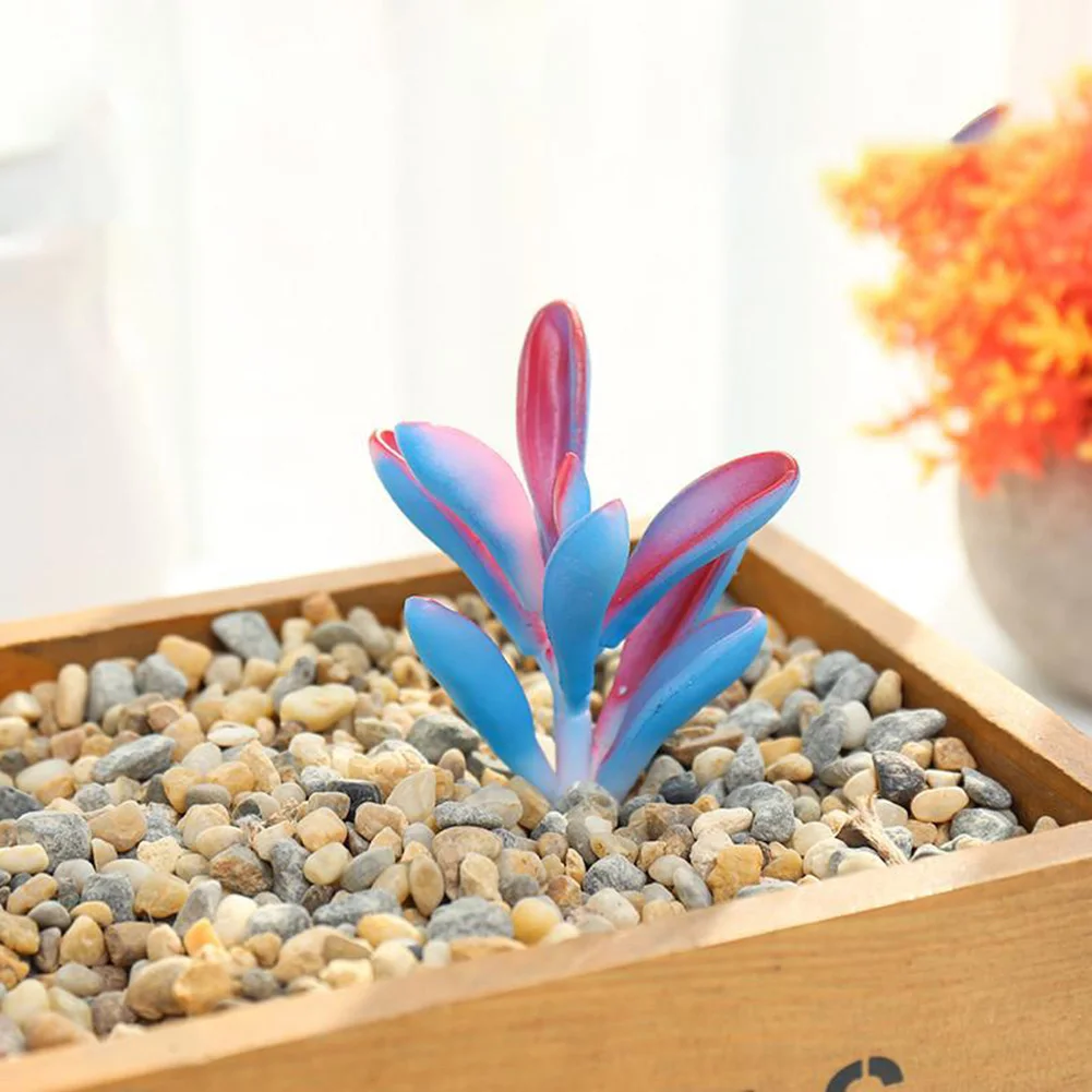

Artificial Succulent Plants Premium Fake Mini Realistic Floral Cactus Lotus Landscape Garden Unpotted Home Office Desktop Decor