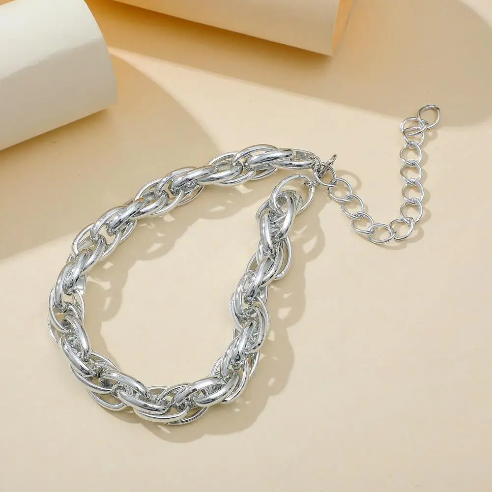 Уличное ожерелье в стиле хип-хоп панк большая толстая цепочка для женщин и мужчин