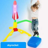 kids air pressed stomp rocket pedal games toy for kid science physics experiment outdoor sports toys for children boy girl gift