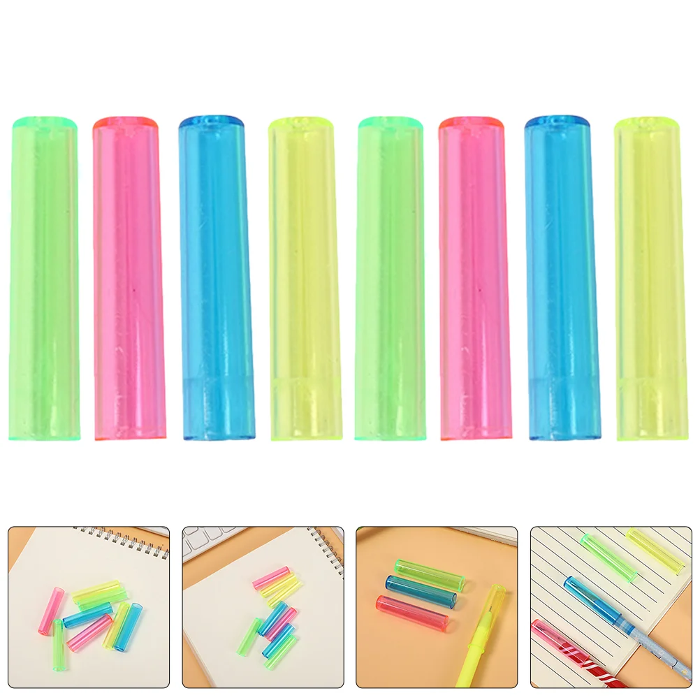 

200 Pcs Case Tip Cover Cap Caps Office Protective Plastic Protector Replace