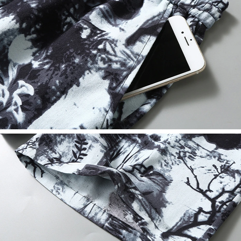 Гавайские пляжные шорты мужские 10XL плюс размер короткие брюки модные летние на