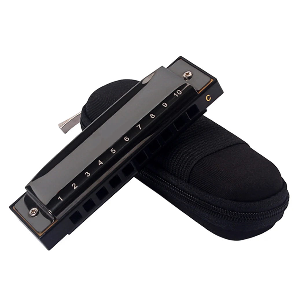 

Diatonic Blues Harmonica Key of C Unique Design Elegant Looking Mouth Organ Premium Material Durability for Beginners