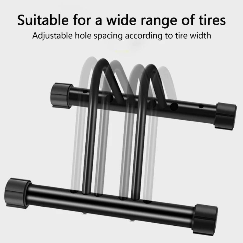 

Heavy Duty Bike Floor Type Parking Rack Stand Bicycles Storage Organizers