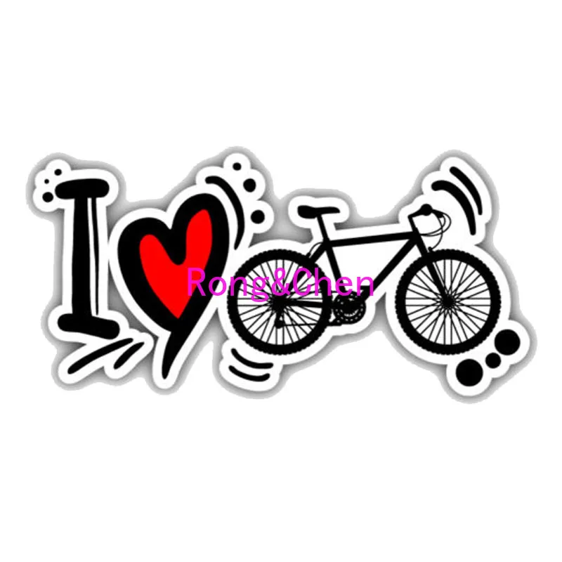 

Rongchen Trading Car Sticker Funny I Love Cycling Motorcycle Cover Scratches Waterproof Car Window Body Decorative Stickers PVC