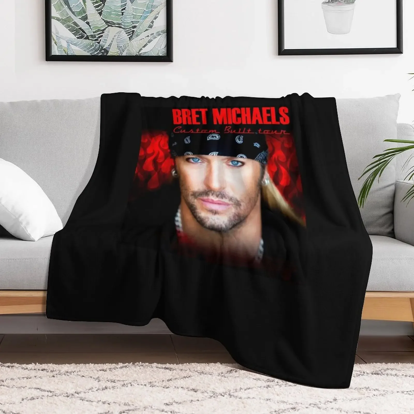 Bret Michaels Face Tour 2019 Dedekyo 5 одеял рождественские подарки одеяла для диванов пледы