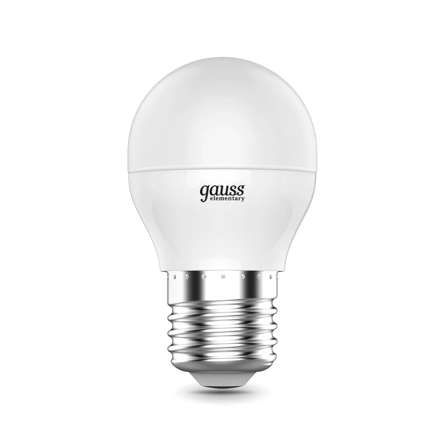 Упаковка ламп 10шт Gauss Elementary Шар 6W 420lm 3000K Е27 LED | Освещение