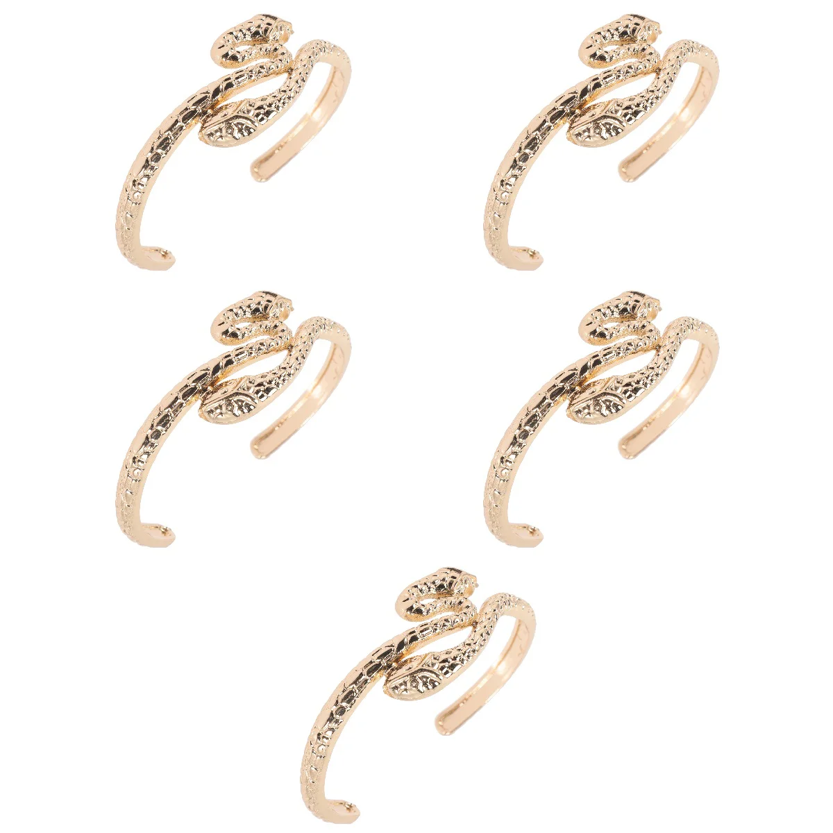 

Set 5 Snake Bracelet Ladies Bracelets Trendy Bangle Cuff Bracelets Women Adjustable Cuff Bangle Alloy Snake Bangle Bracelet Miss
