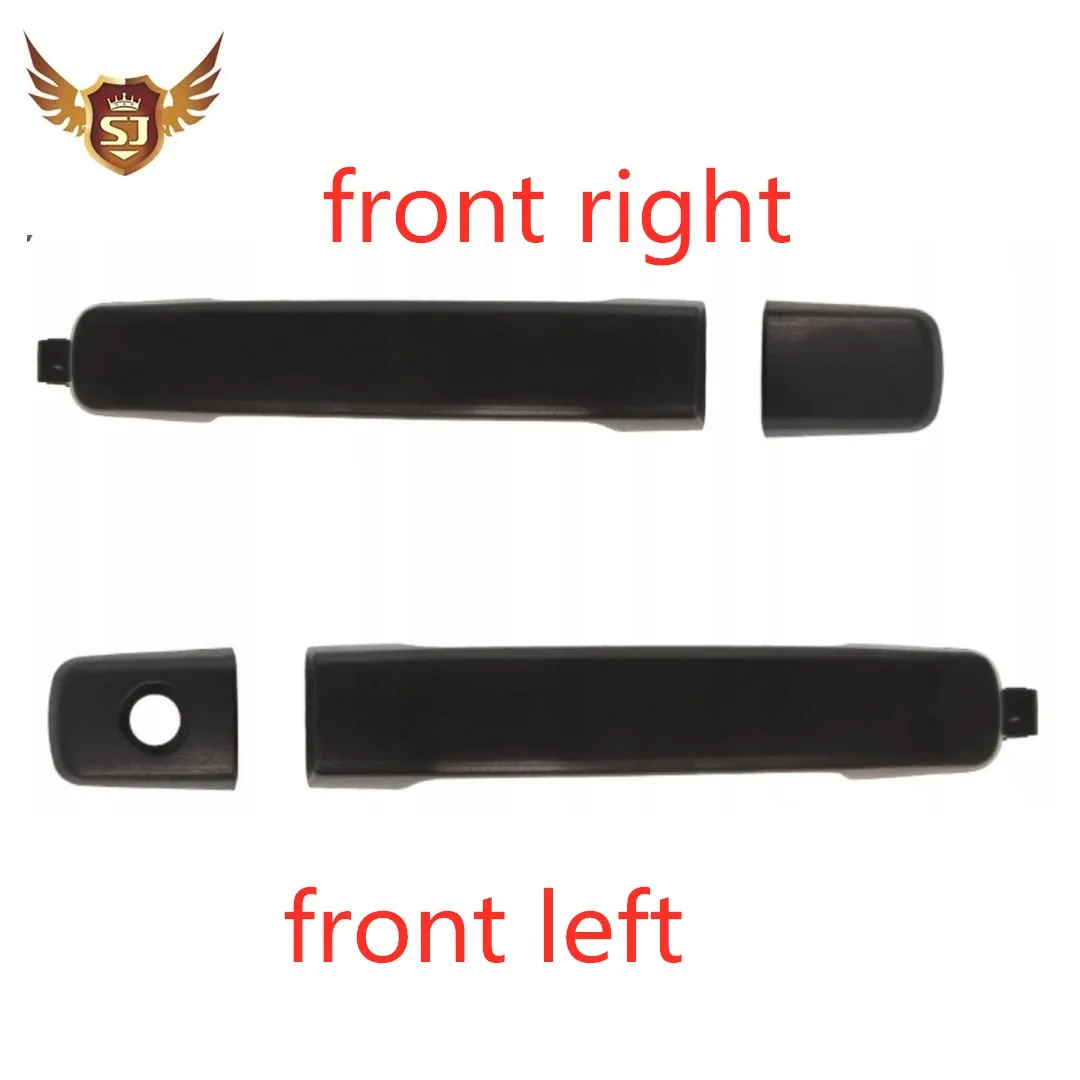 

Наружная дверная ручка для Nissan NAVARA 05-15 D40 NP300 PATHFINDER TERRANO 05-12, хромированная и черная гладкая поверхность, 1 шт., 2 шт.