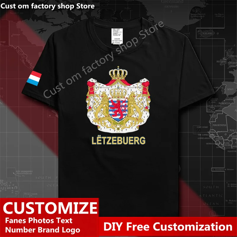 

Luxembourg Luxembourger men t shirts fashion Men Women High Street Fashion Hip Hop Loose Casual T-shirt