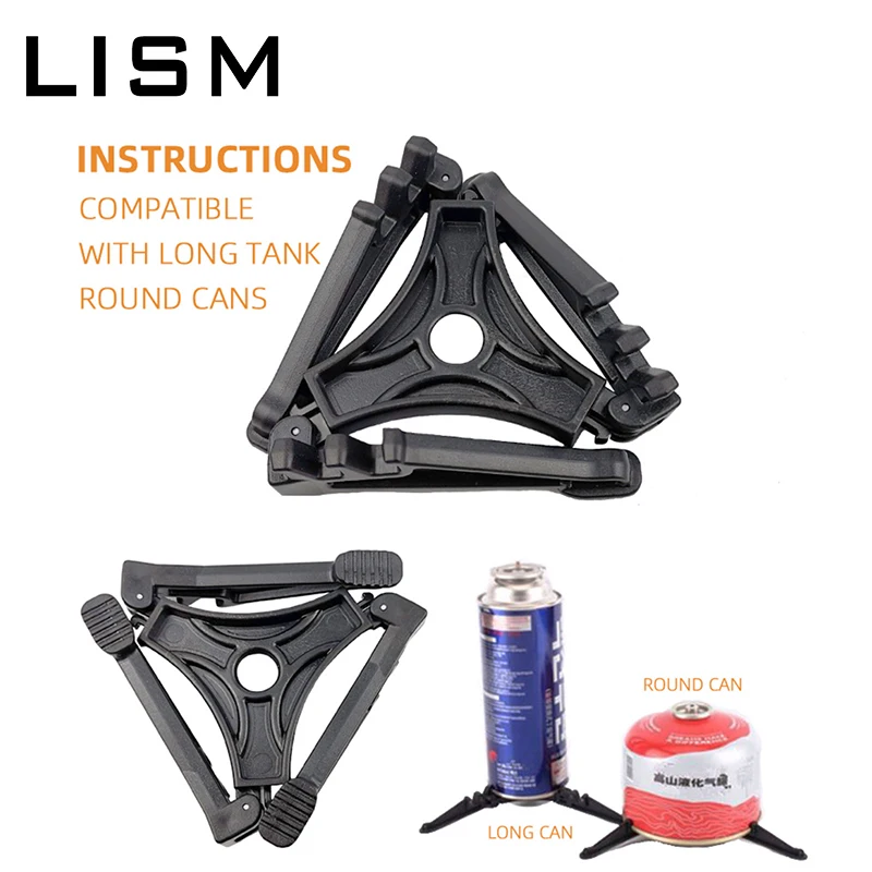 

Universal Gas Tank Bracket Folding Plastic Camping Stoves Fuel Can Tripod Stabilizer Stove Canister Tilting Prevention Stand