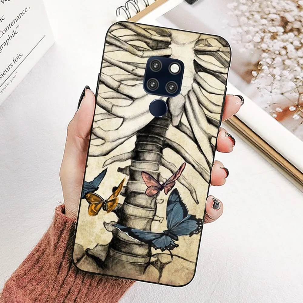 Медицинский чехол для телефона с анатомии человека Huawei Mate 10 20 30 40 50 Lite Pro Nova 3 3i 5 6 SE 7