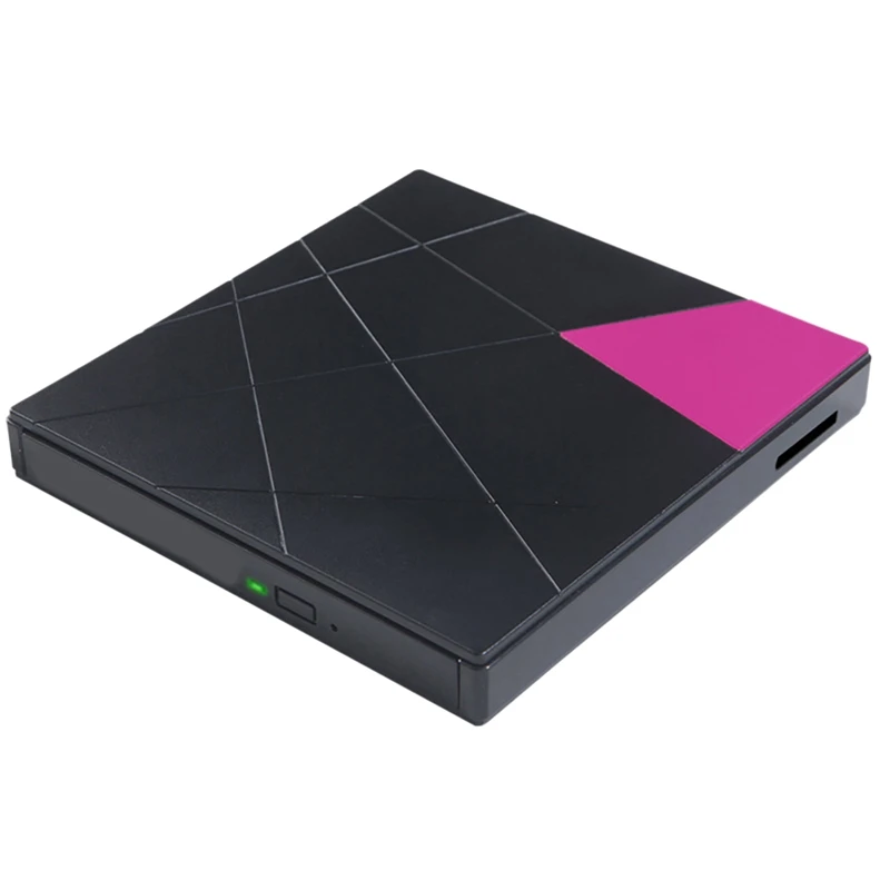 

FULL-USB External Optical Drive Burner USB3.0+TYPE-C DVD CD Burner Player Support SD Card U Disk For PC Mac Laptop Netbook