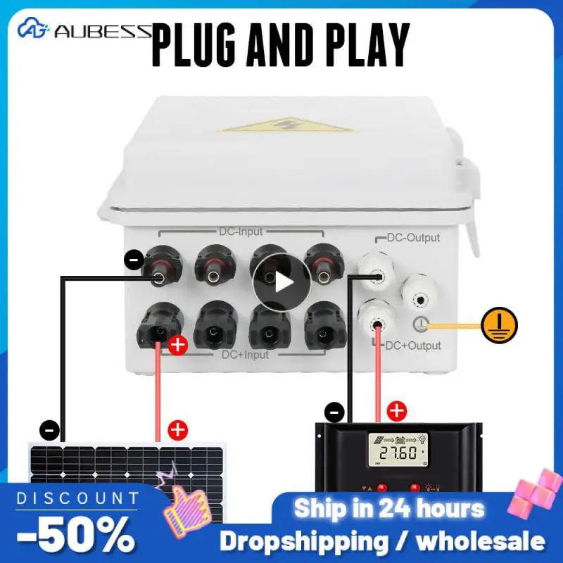 

4 In 1 Out Safety Tongou Pv Conbiner Box Solar Photovoltaic Energy Combiner Box Strong Pressure Resistance Functional Features