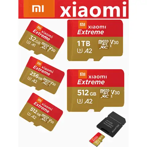 XIAOMI высокоскоростная карта памяти Micro Sd, класс 10, 2,0 ГБ/256 ГБ/ТБ