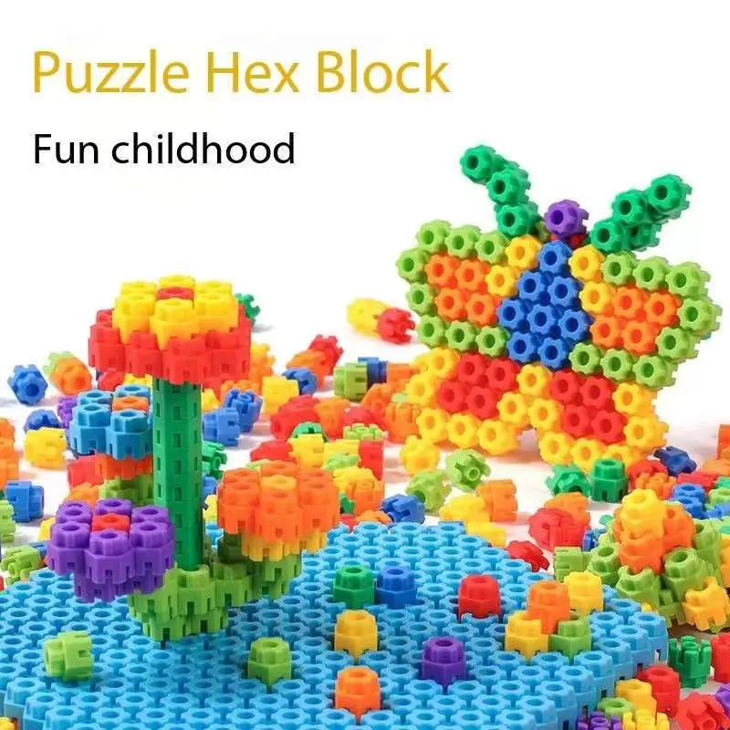 Набор Шестиугольных Строительных Блоков — Большие Креативные Строительные