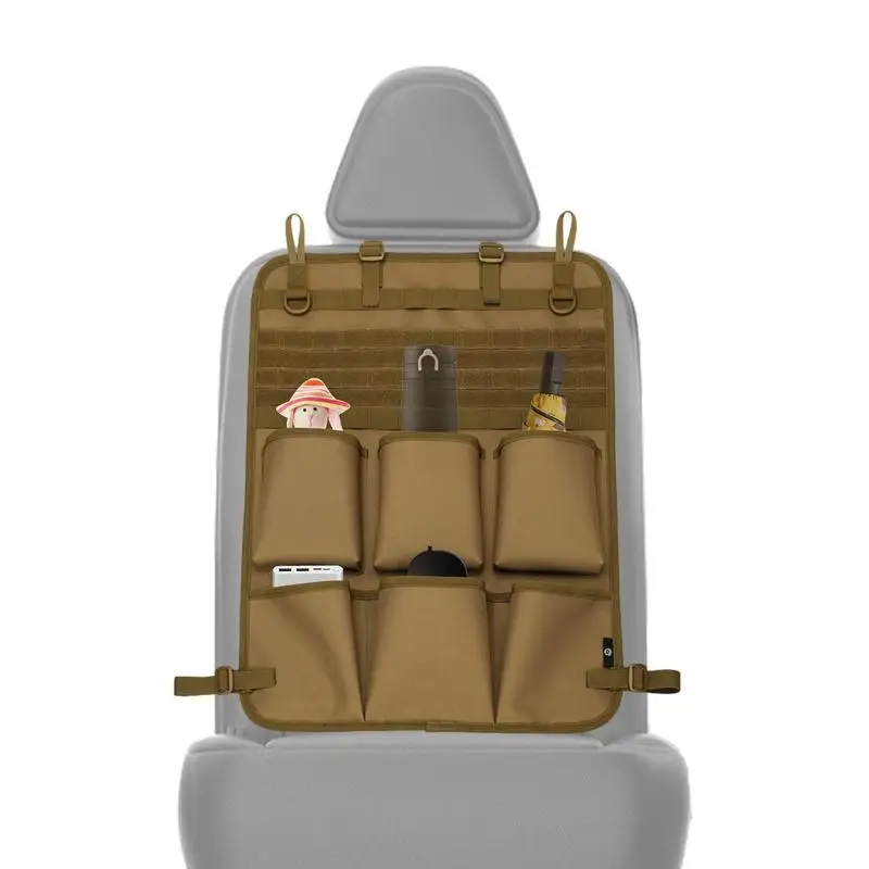 

Backseat Organizer Waterproof Vehicle Back Seat Hanging Bag Vehicle Organizer For Road Trip Kid Snacks Toys Travel Accessories
