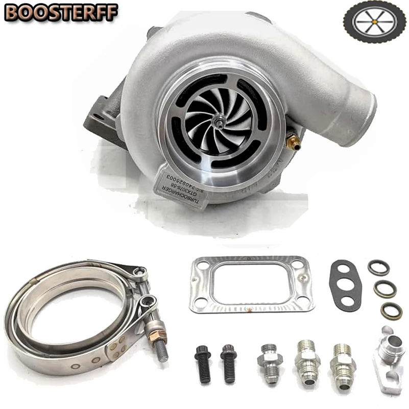 GT3076 Заготовка Компрессорное колесо Turbo до 600 л.с. с входом T3 3-дюймовый Vband Outlet A/R .63