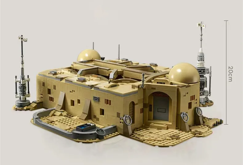 3187 шт. Wars Mos Eisley Bistro House Вилла Фигурки роботов FIT 75290 Строительные блоки Кирпичи