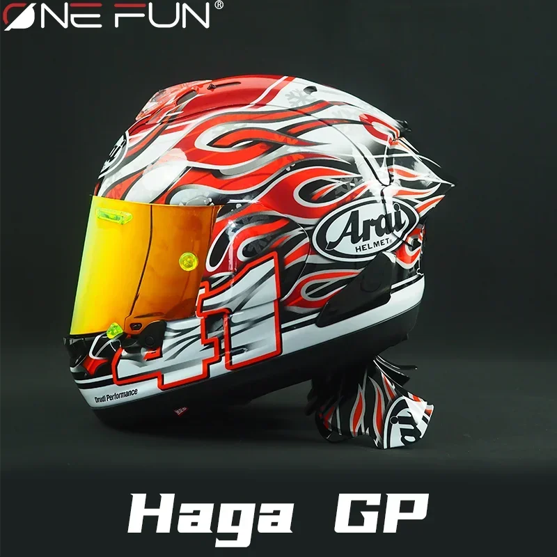 Фото Карбоновый окрашенный спойлер для RX7X/V/RC-GP Red/Fire Haga GP TAKUMI, окрашенное заднее крыло-«утиный хвост», дефлектор, задняя накладка №4