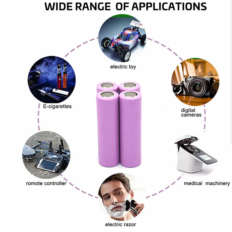 Фото Новинка 100%, оригинальный литий-ионный перезаряжаемый аккумулятор для фонариков ghitong NCR18650B 3,7 в 3000 мАч 30Q 20A (без PCB) №3