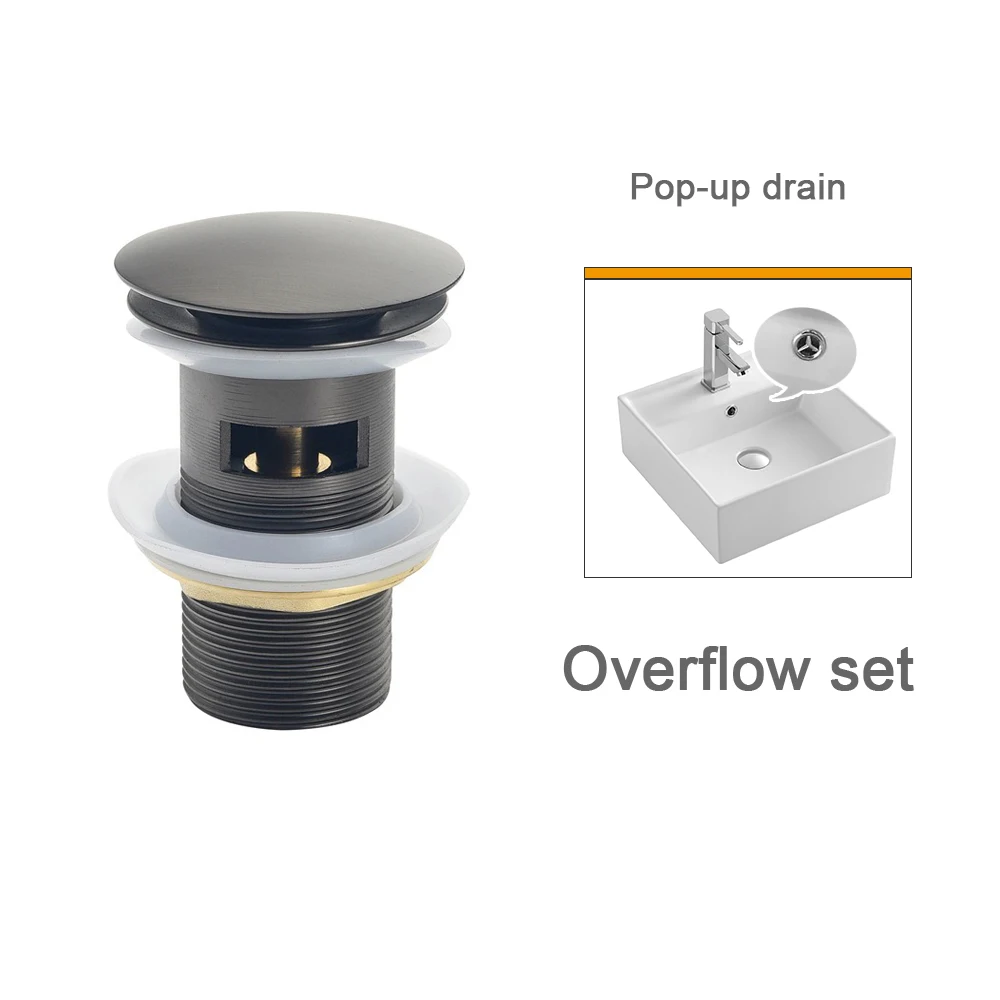 

Слив для раковины из латуни, 8 цветов